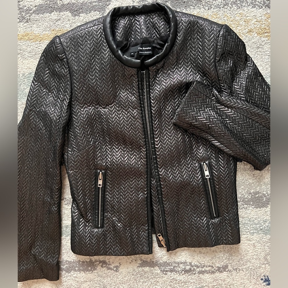 The Kooples Tweed Pattern Jacket